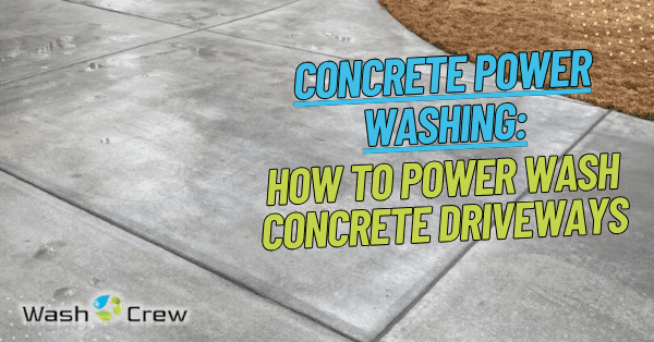 concrete power washing